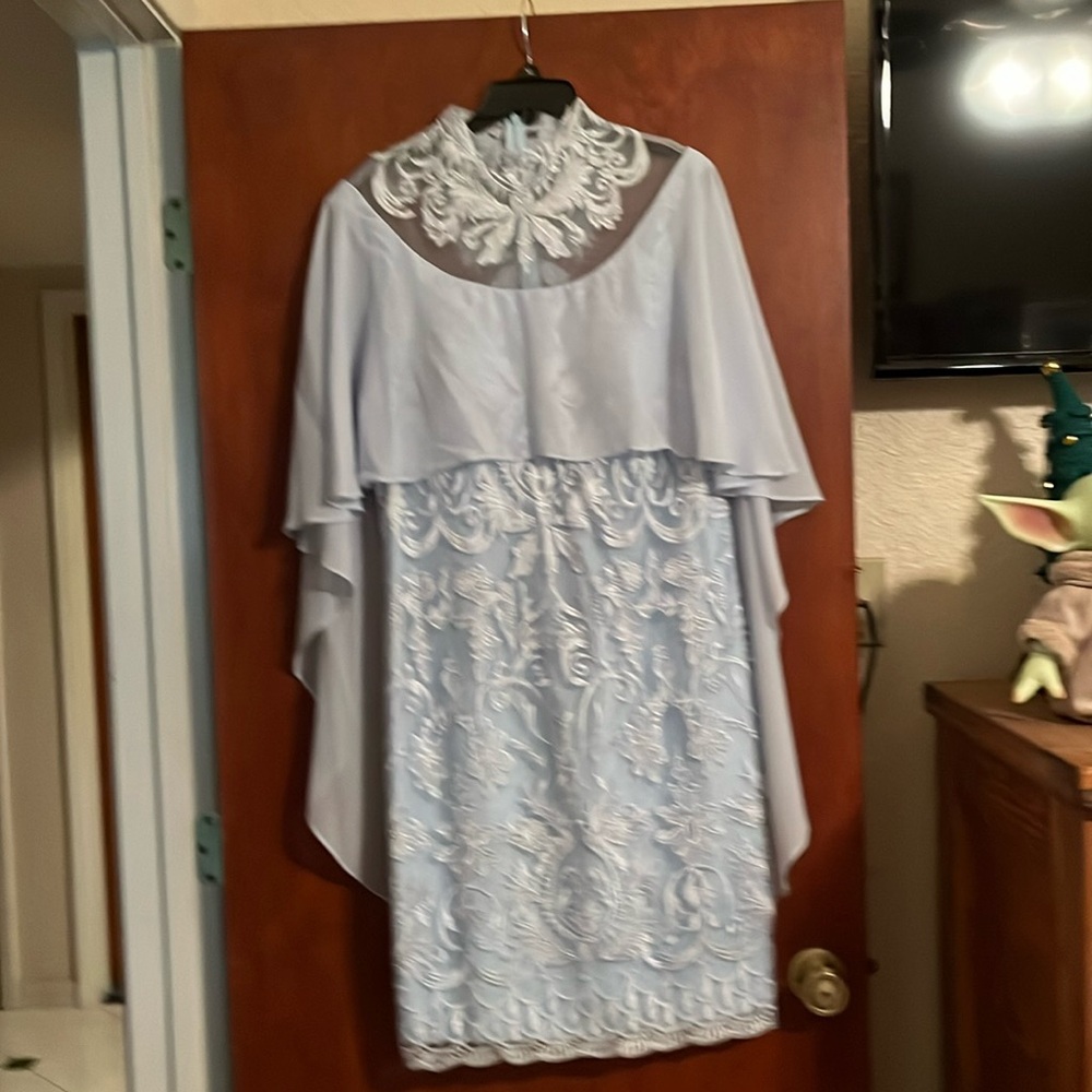 Sheath. Powder Blue